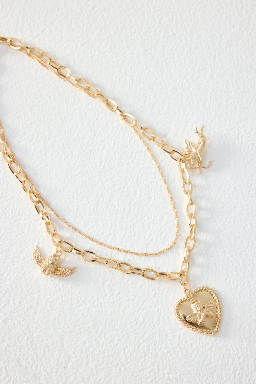 エンジェルハートネックレス GLD FREE