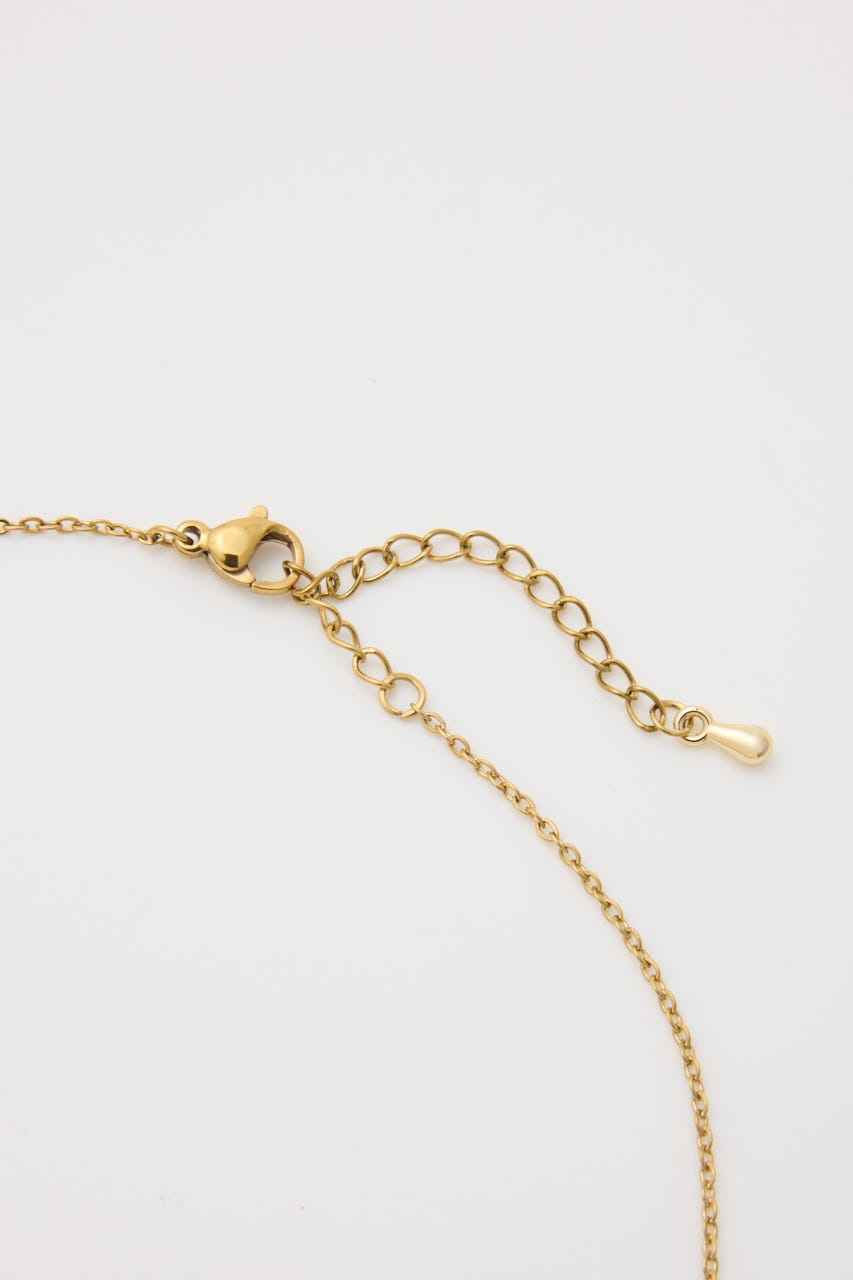 クリアストーンネックレス GLD FREE