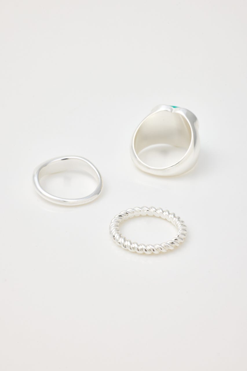 ハートモチーフアソートリングセット MINT FREE