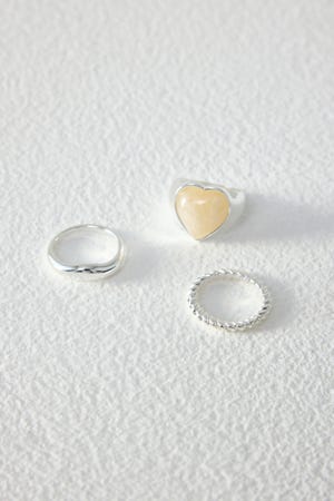 ハートモチーフアソートリングセット