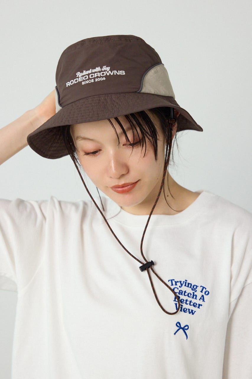 W/R コードハット 柄BRN FREE