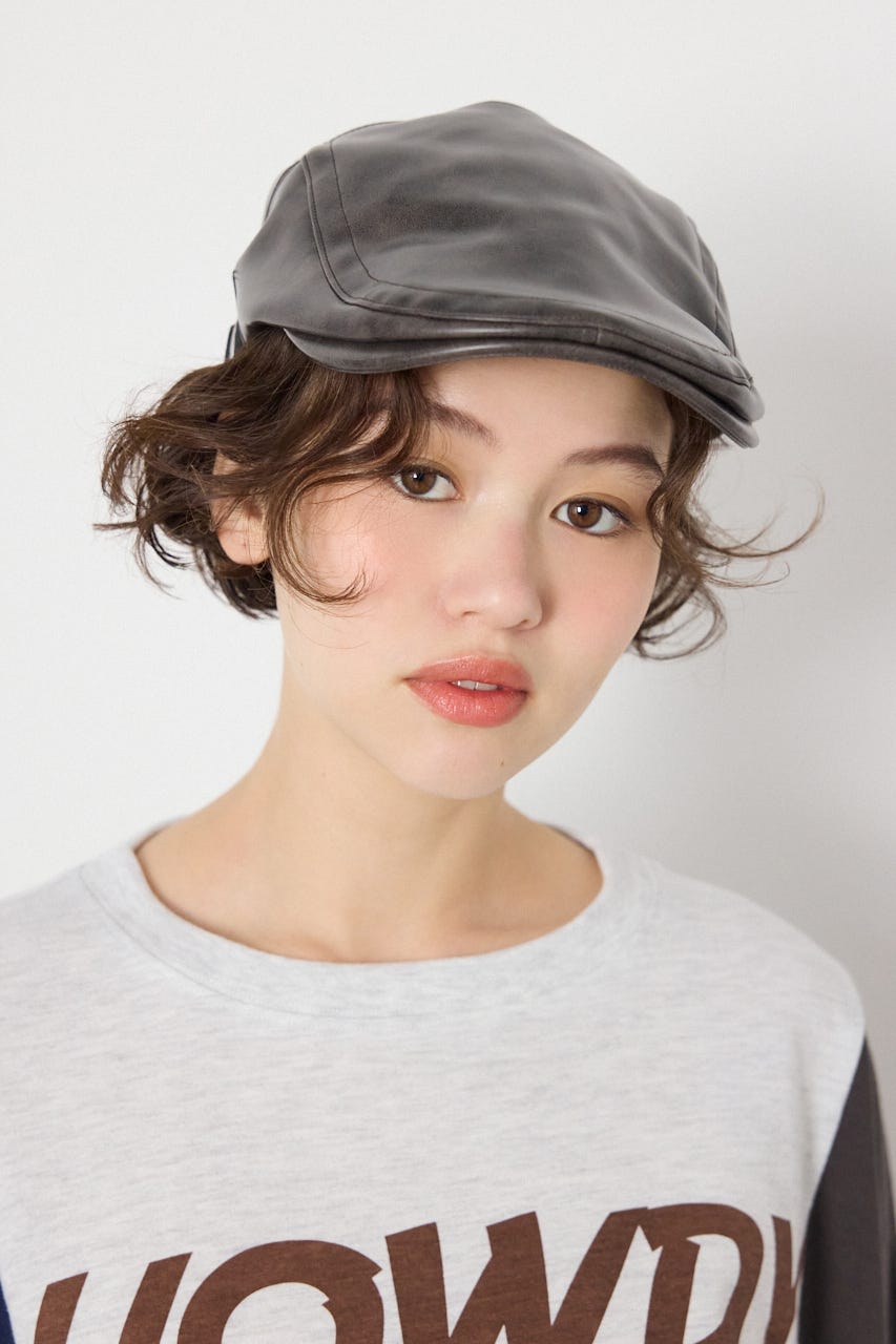 ハンチングキャップ BLK FREE