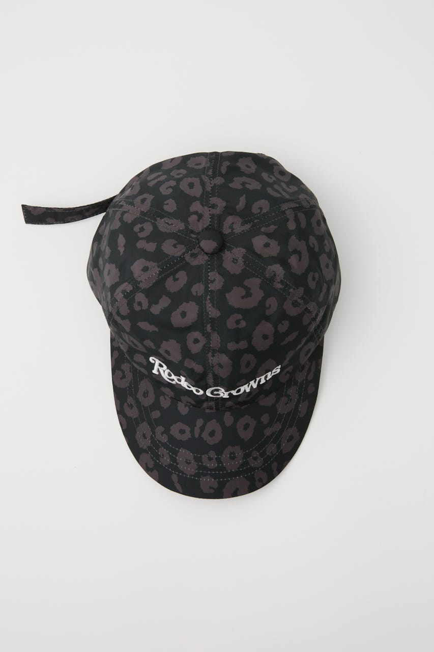 レオパードパターンキャップ 柄BLK FREE