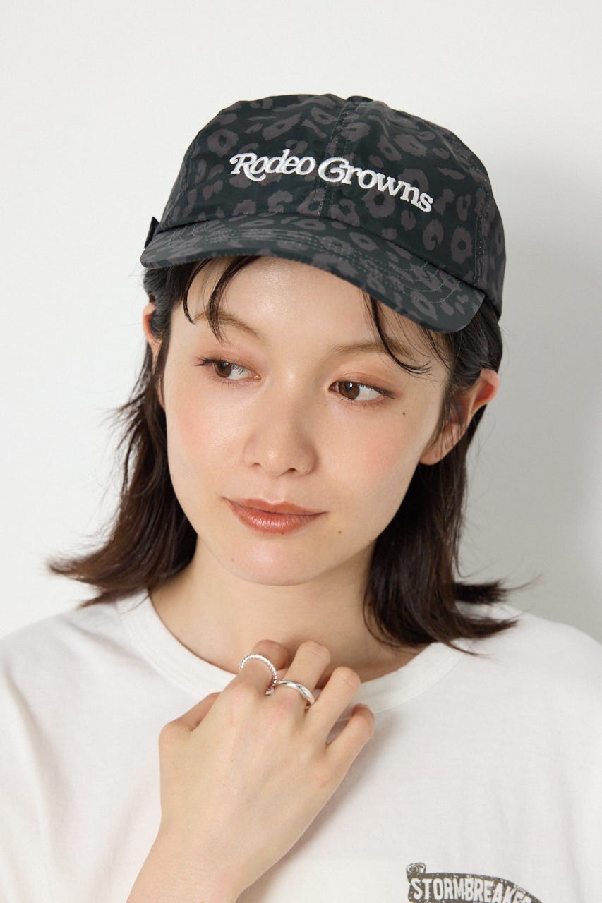 レオパードパターンキャップ 柄BLK FREE