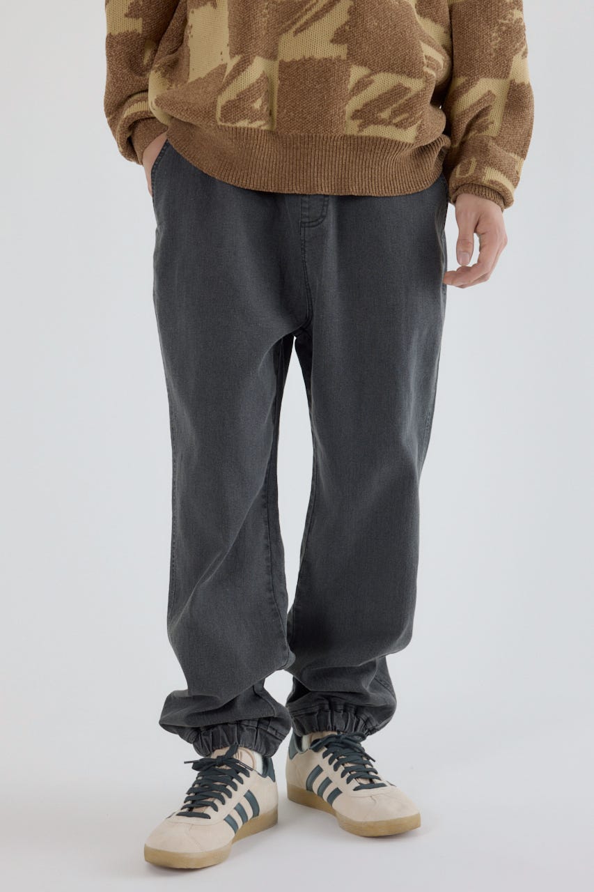 チルイージーデニムJOGパンツ BLK M