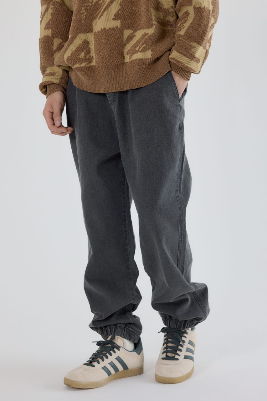 チルイージーデニムJOGパンツ BLK M