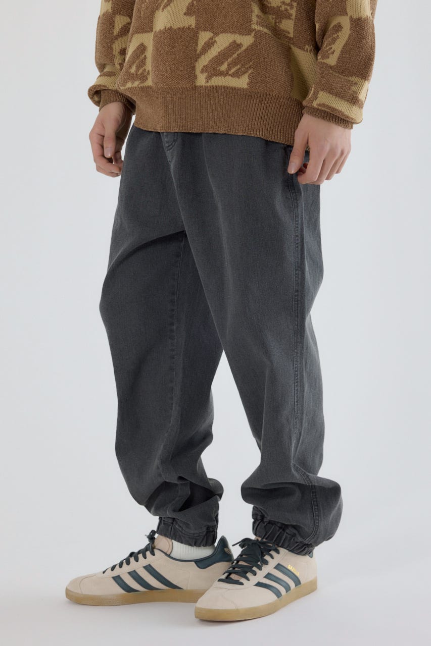 チルイージーデニムJOGパンツ BLK M