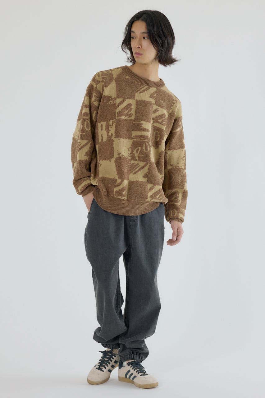 チルイージーデニムJOGパンツ BLK M