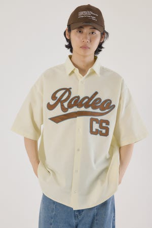 アップリケカレッジシャツ