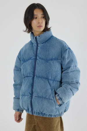 デニムパファージャケット