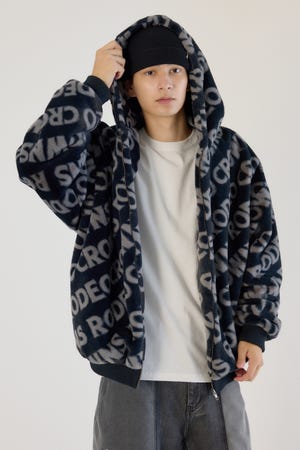 オールオーバーロゴファーブルゾン