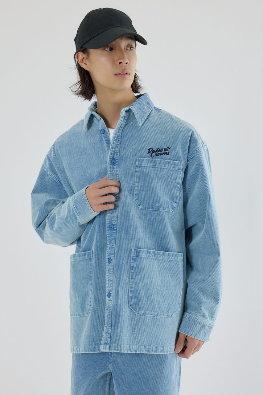 RODEO CROWNS WIDE BOWLのケミカルコーデュロイジャケット