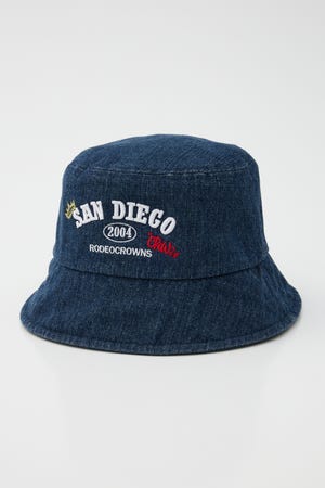 デニムロゴバケットハット