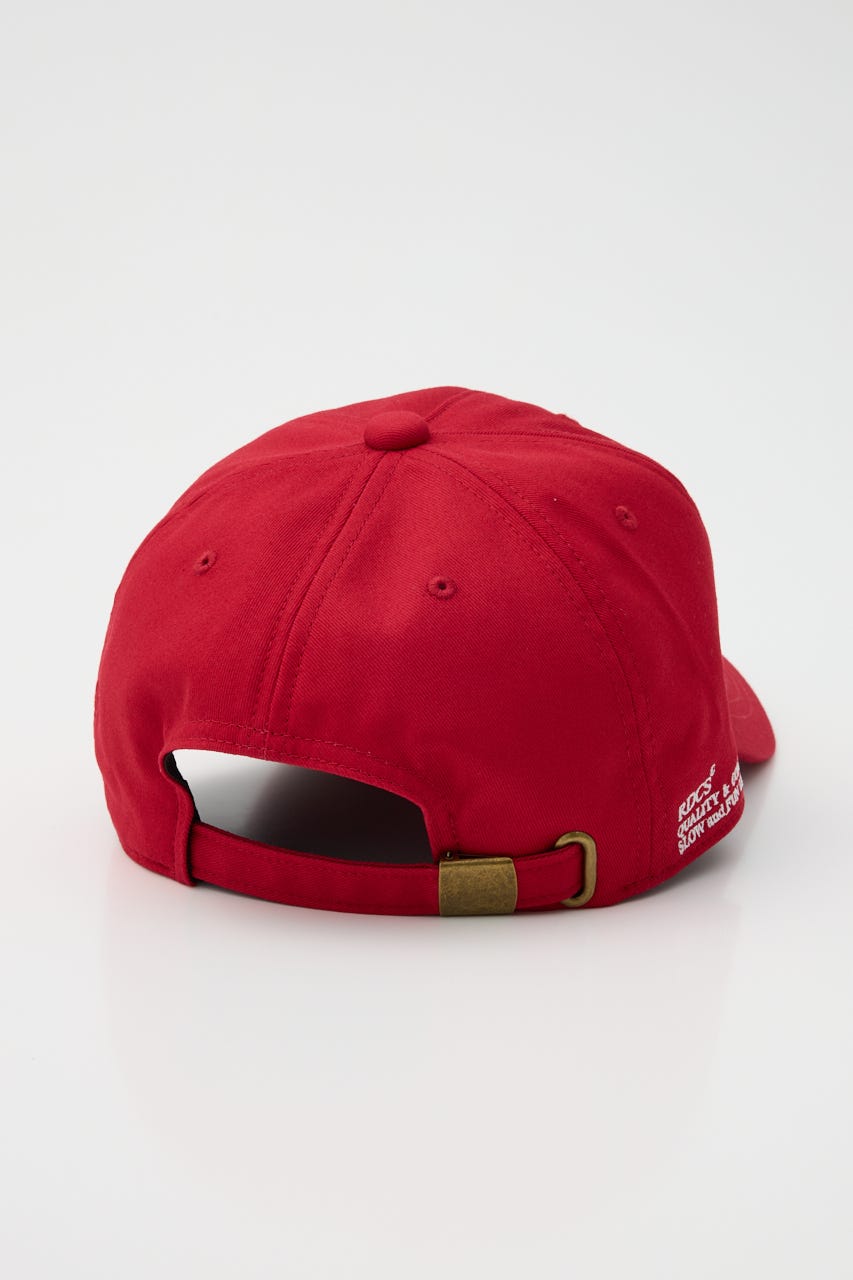 3Dワンポイントキャップ RED FREE