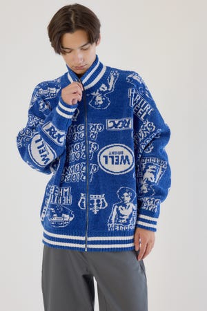 グラフィティーニットスタジャン