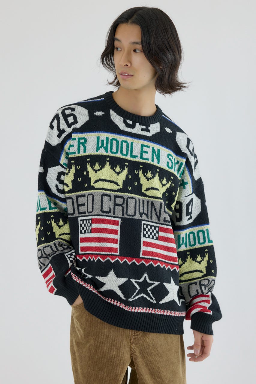 holidayニット BLK M