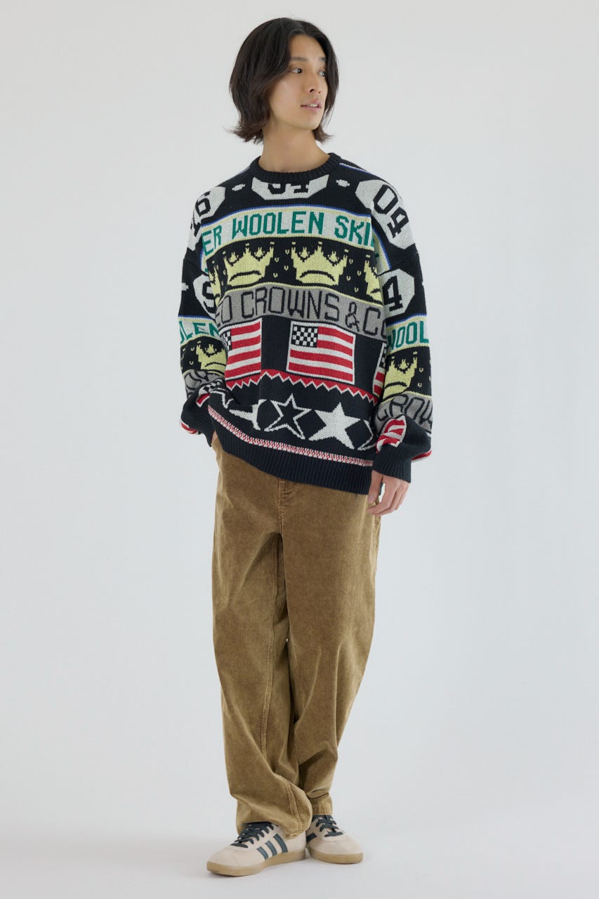 holidayニット BLK M