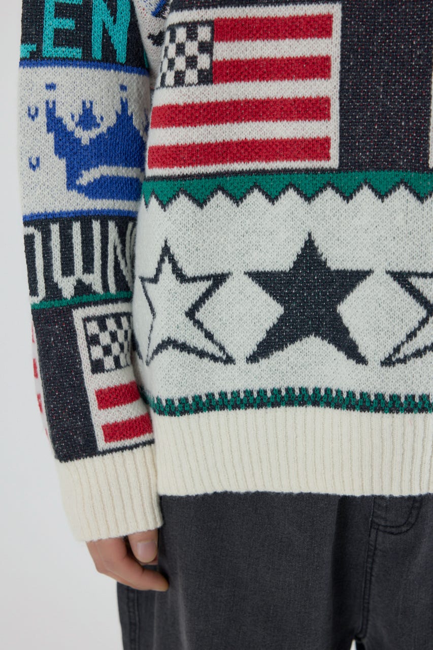 holidayニット IVOY M