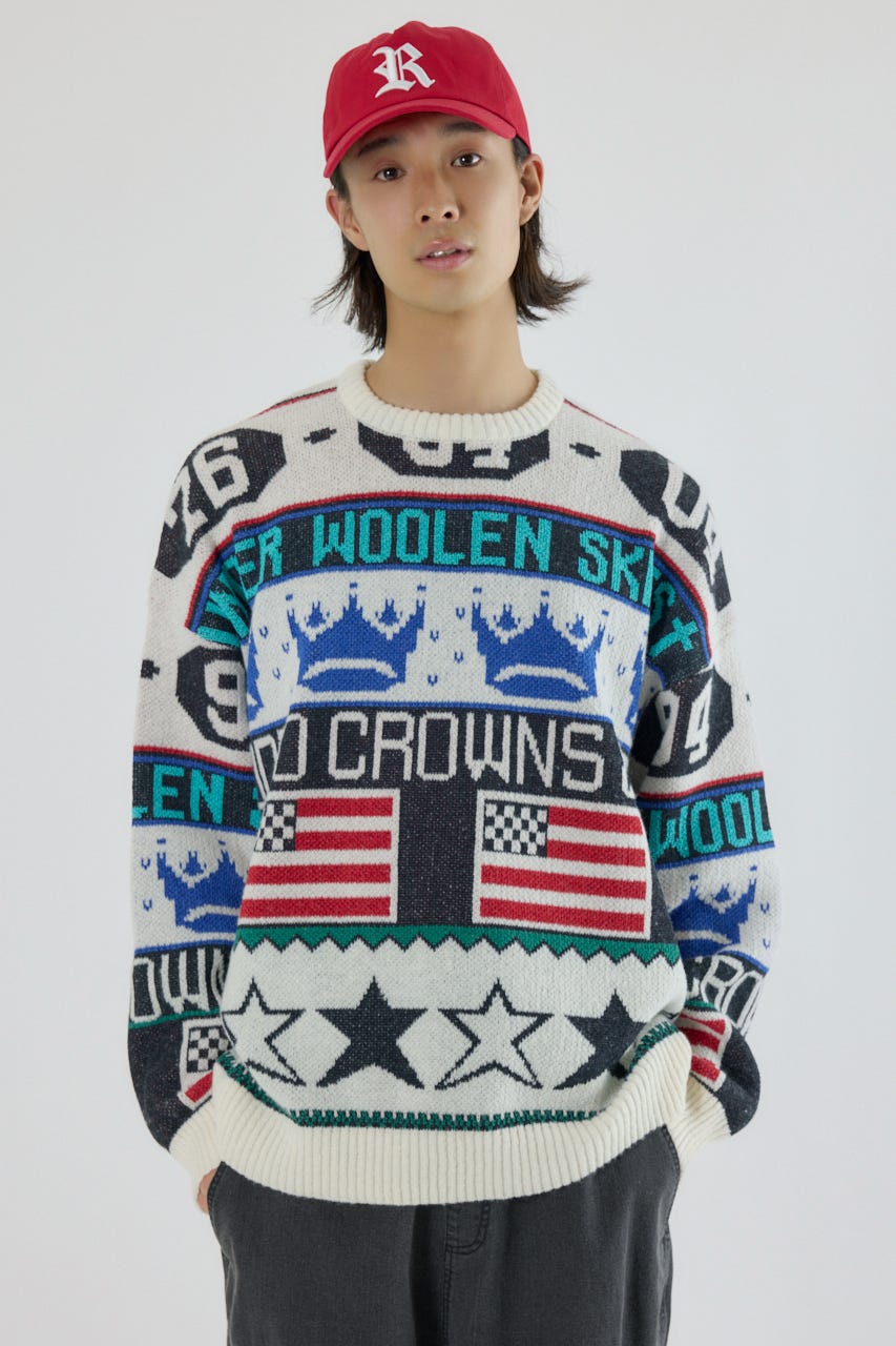 holidayニット IVOY M