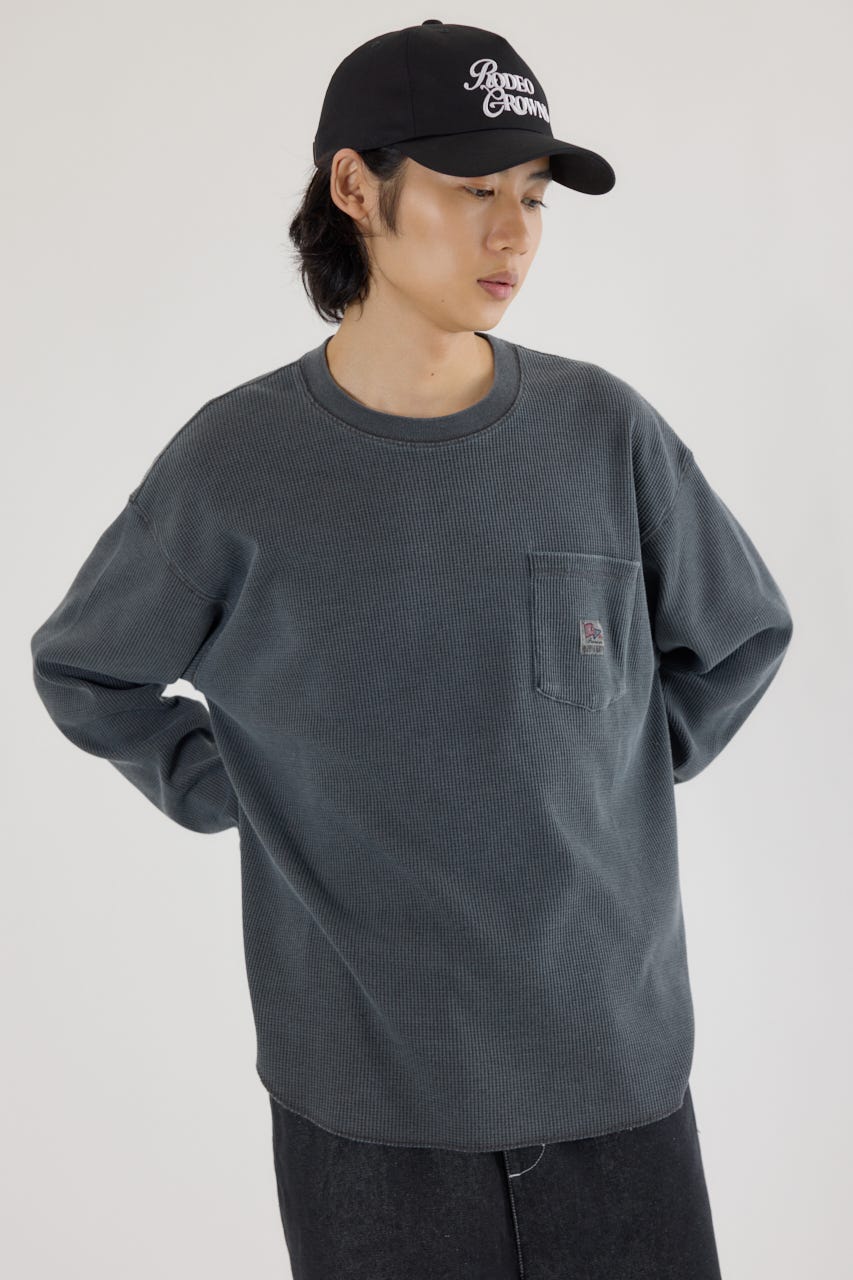 RODEO CROWNS WIDE BOWL | ピグメントワッフルトップス (Tシャツ