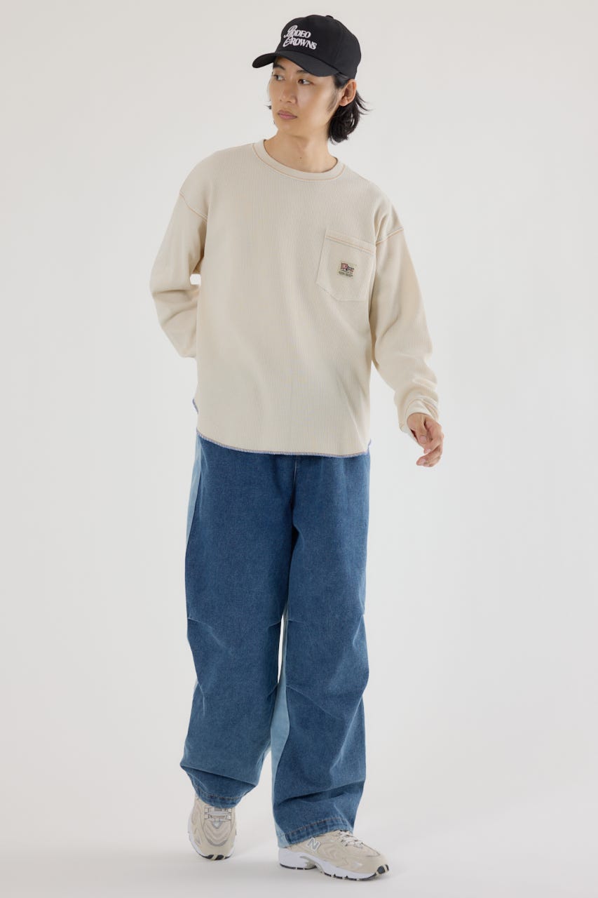 RODEO CROWNS WIDE BOWL | ピグメントワッフルトップス (Tシャツ