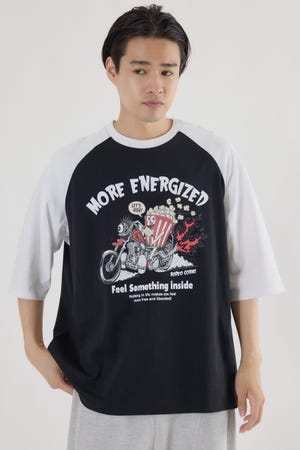 ロッドカスタム5分袖Tシャツ