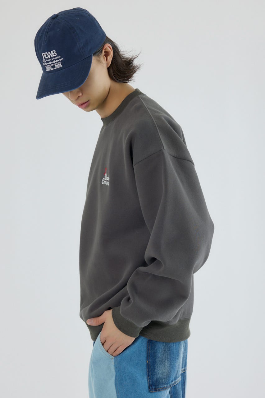 フィットガールスウェット C.GRY L