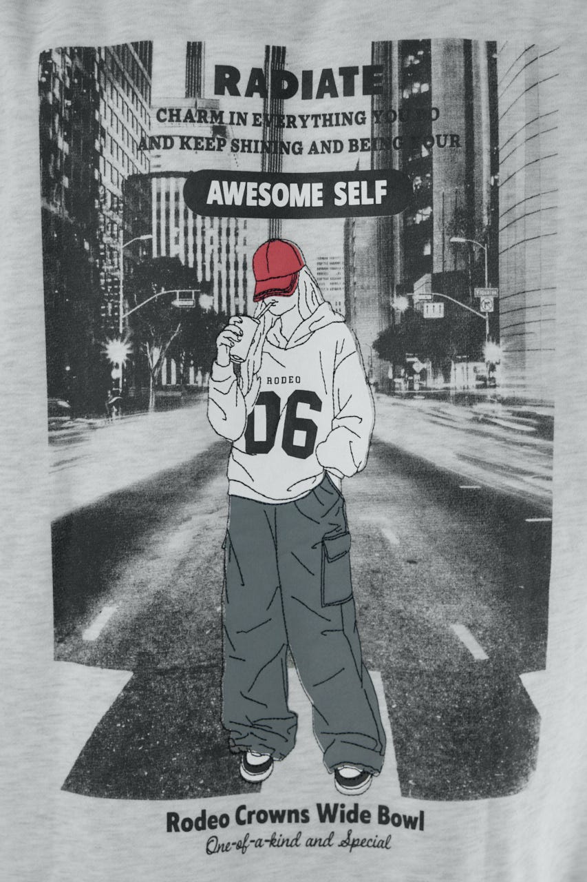 フィットガールスウェット L/T.GRY M