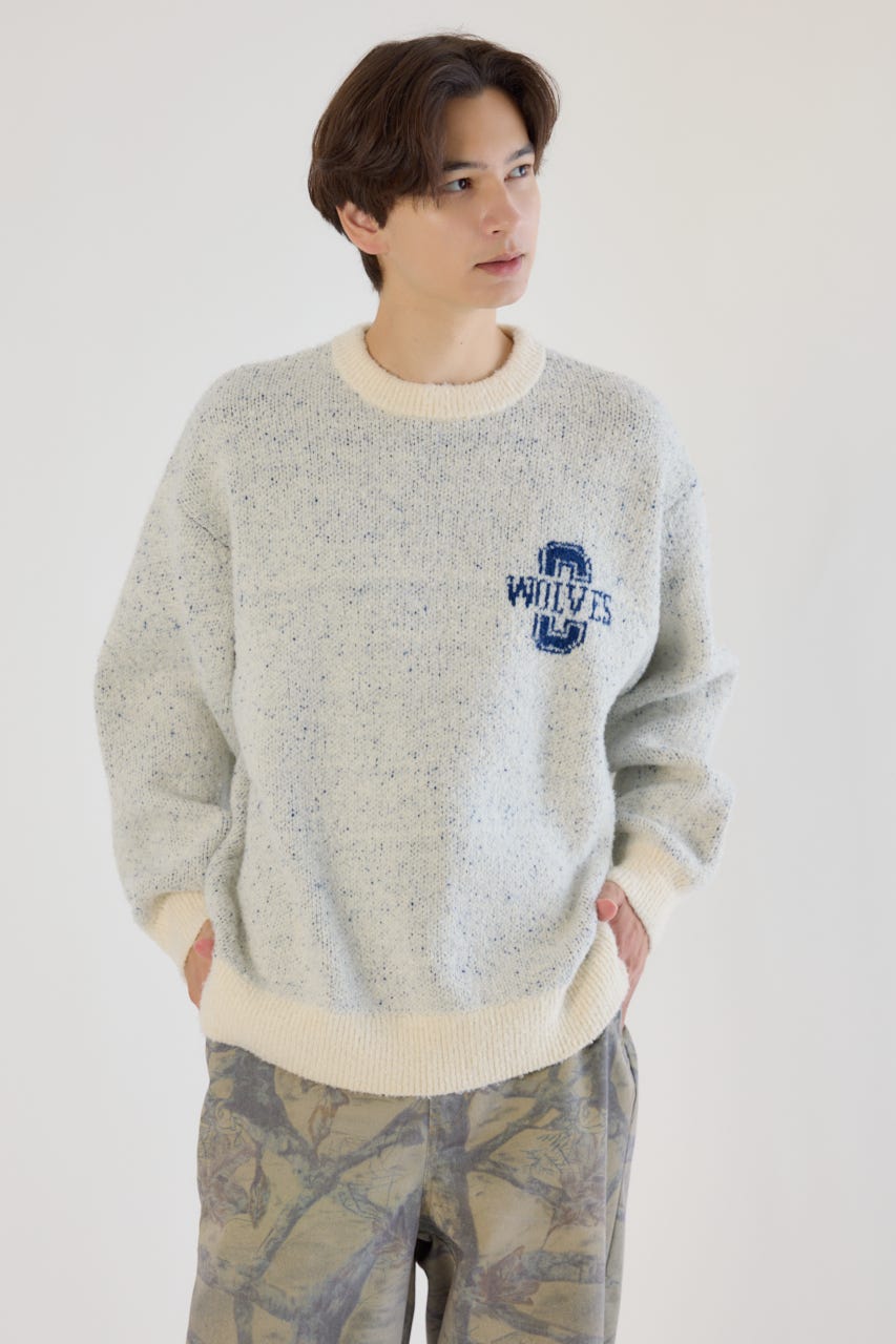 RODEO CROWNS WIDE BOWLのWolf man ニット