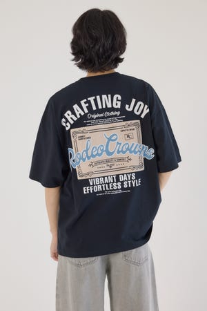 コール＆デニムパッチTシャツ