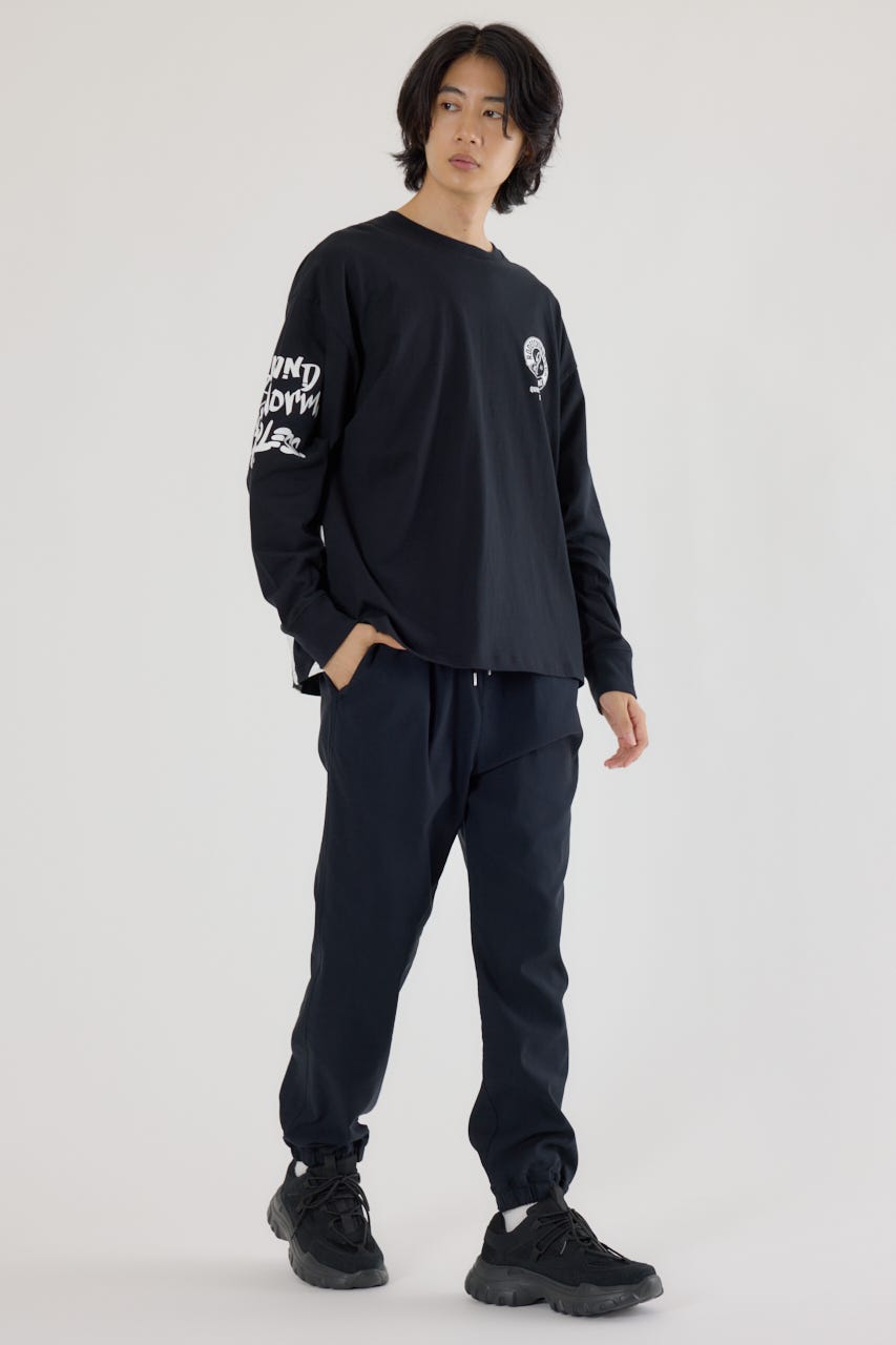 3steps 長袖Tシャツ BLK L