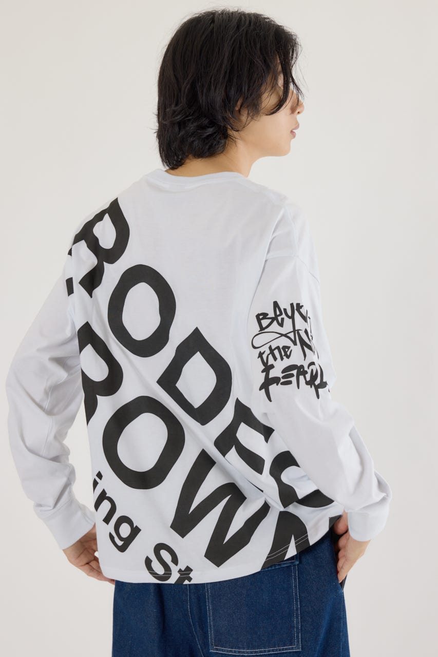 3steps 長袖Tシャツ WHT L