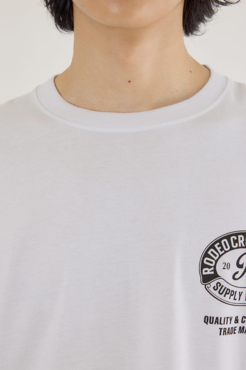 3steps 長袖Tシャツ WHT L