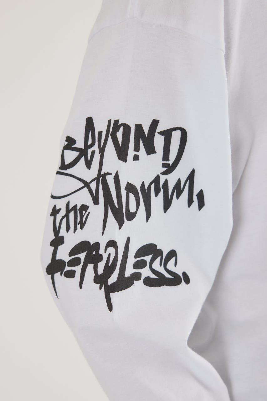 3steps 長袖Tシャツ WHT L