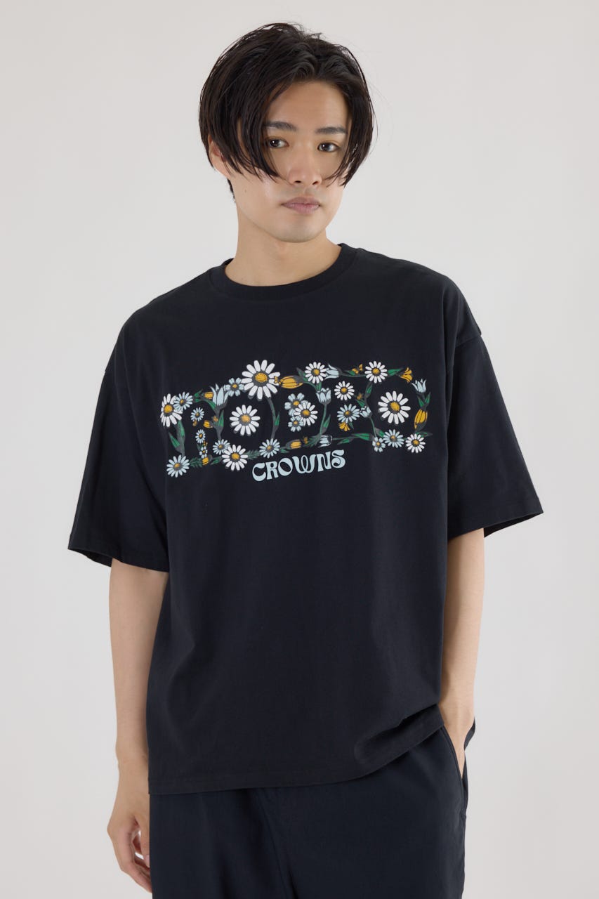 flower factory Tシャツ BLK M