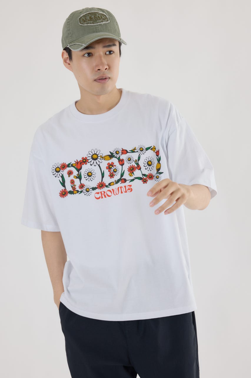 flower factory Tシャツ WHT M