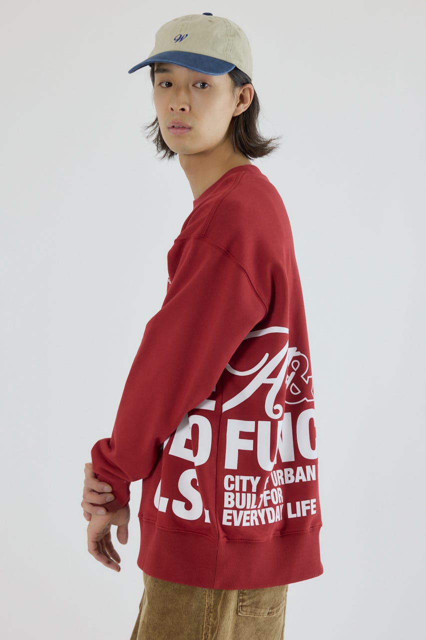 イレギュラースウェット D/RED M