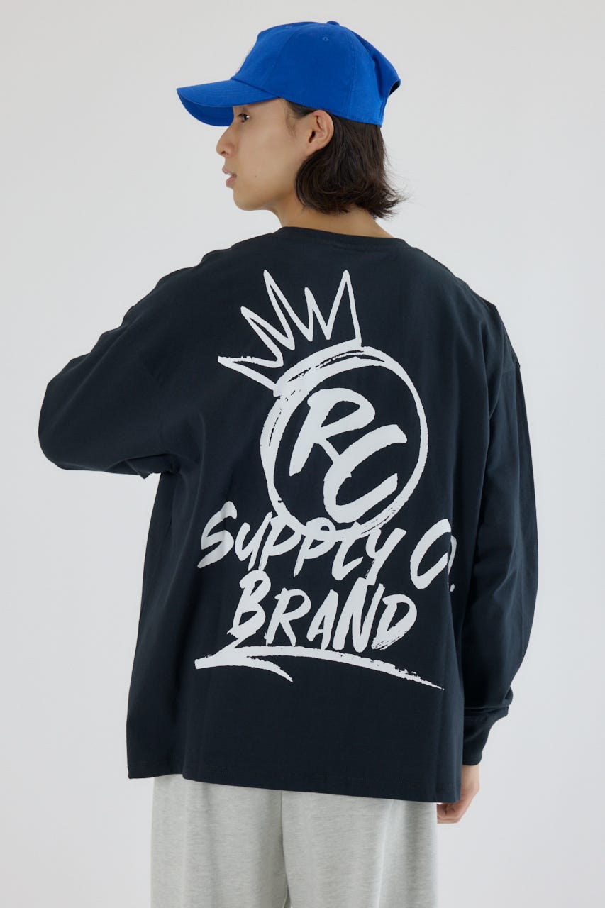 クラウンボール長袖Tシャツ BLK L