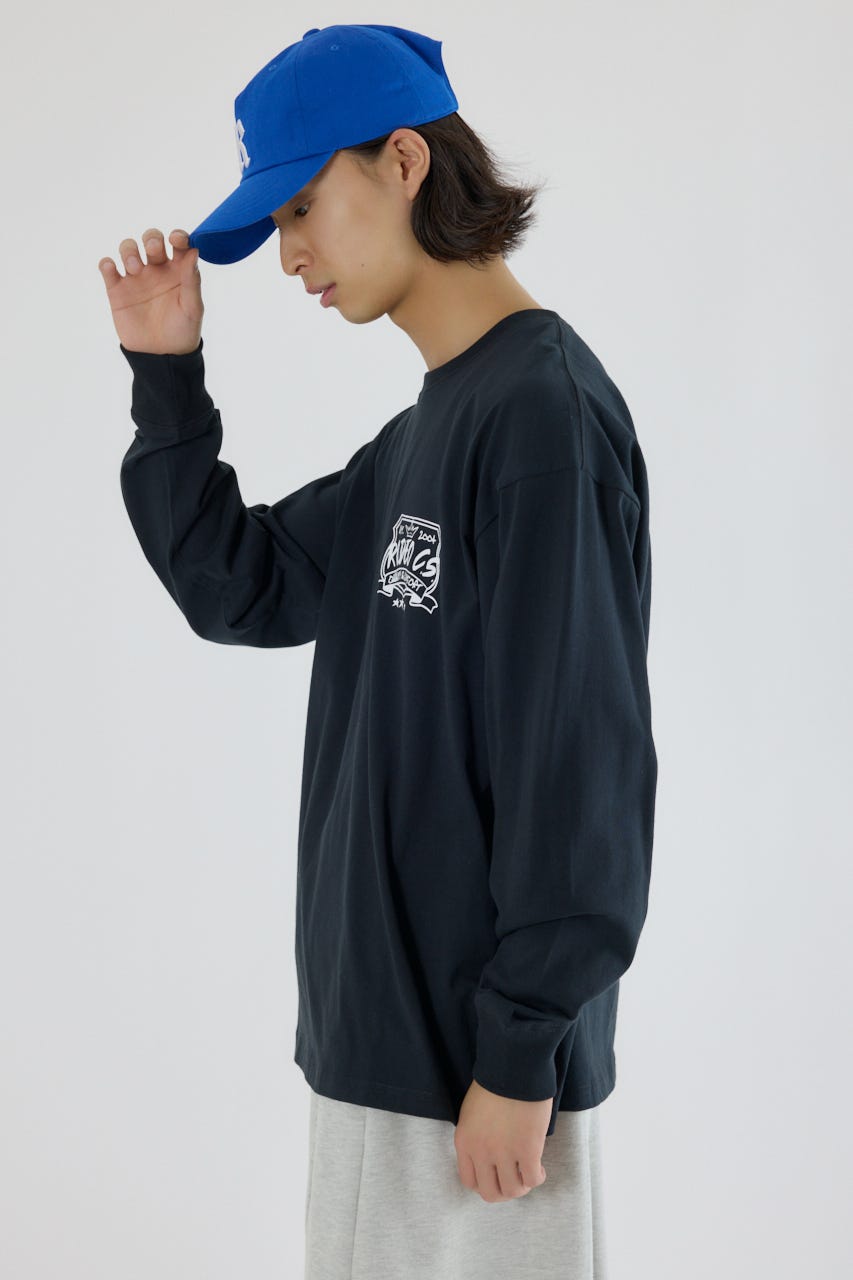 クラウンボール長袖Tシャツ BLK L