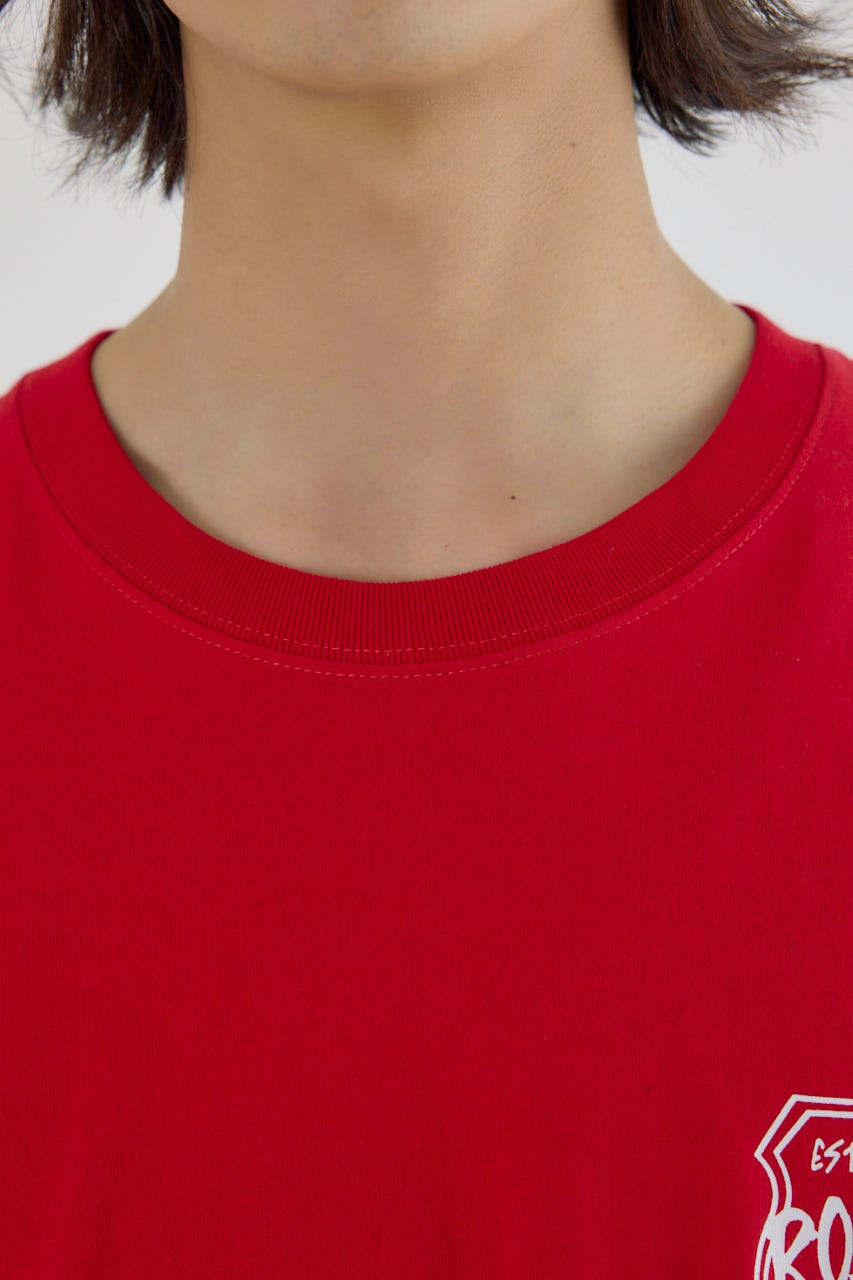 クラウンボール長袖Tシャツ RED L