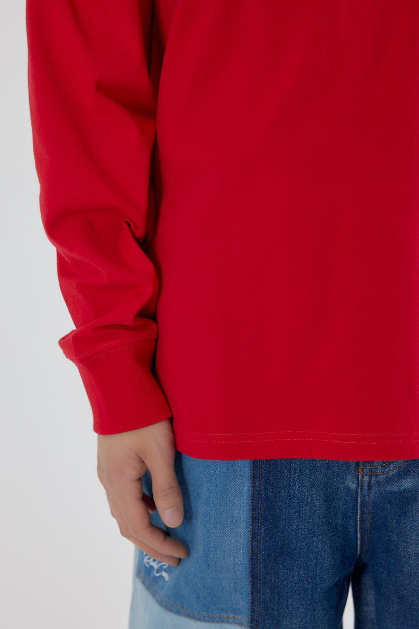 クラウンボール長袖Tシャツ RED L