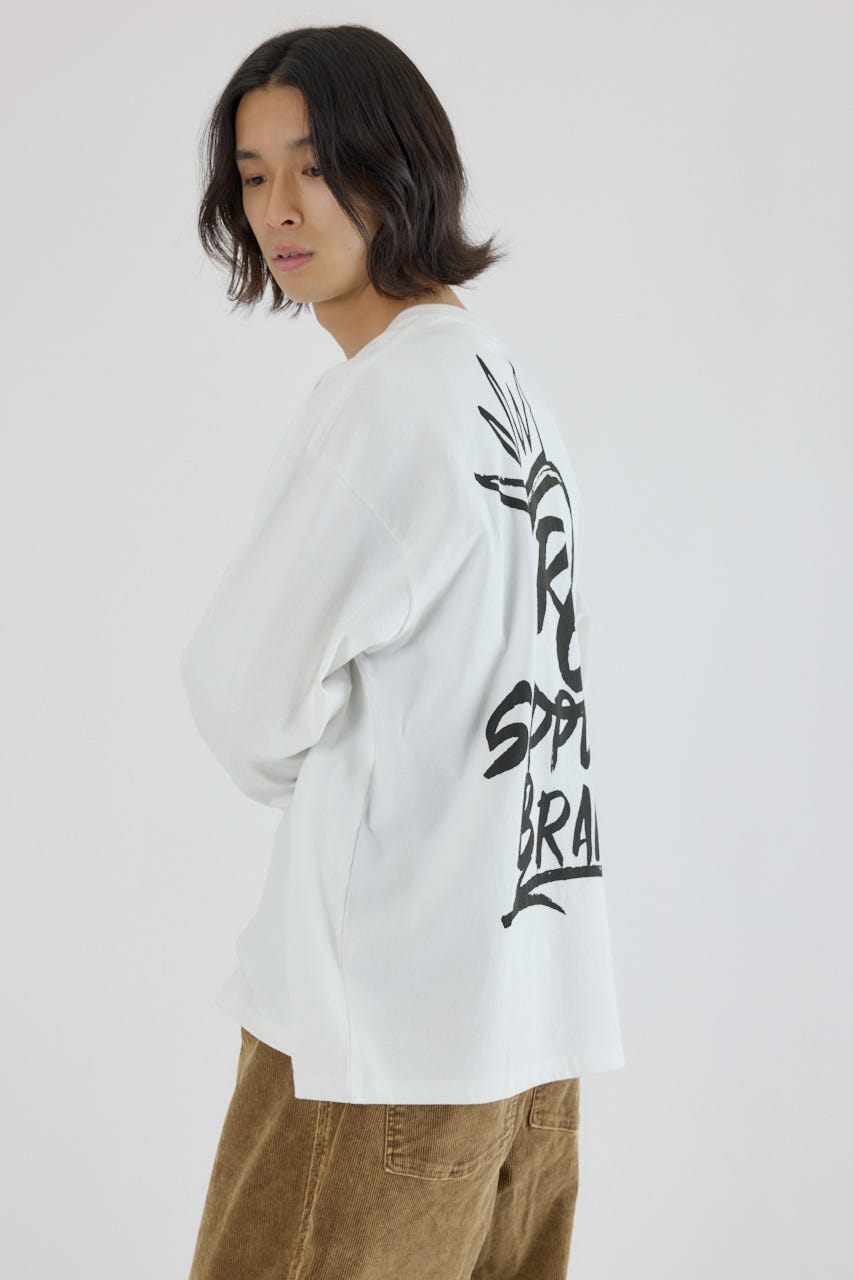 クラウンボール長袖Tシャツ WHT M