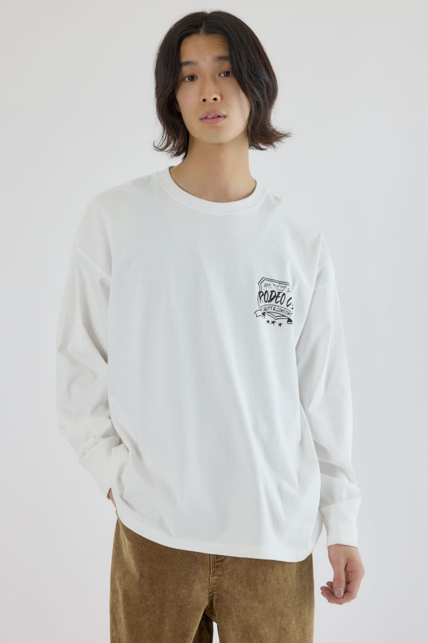クラウンボール長袖Tシャツ WHT M