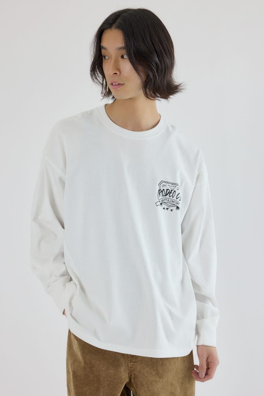 クラウンボール長袖Tシャツ WHT M
