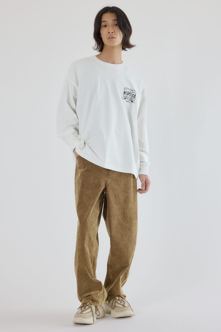 クラウンボール長袖Tシャツ WHT M