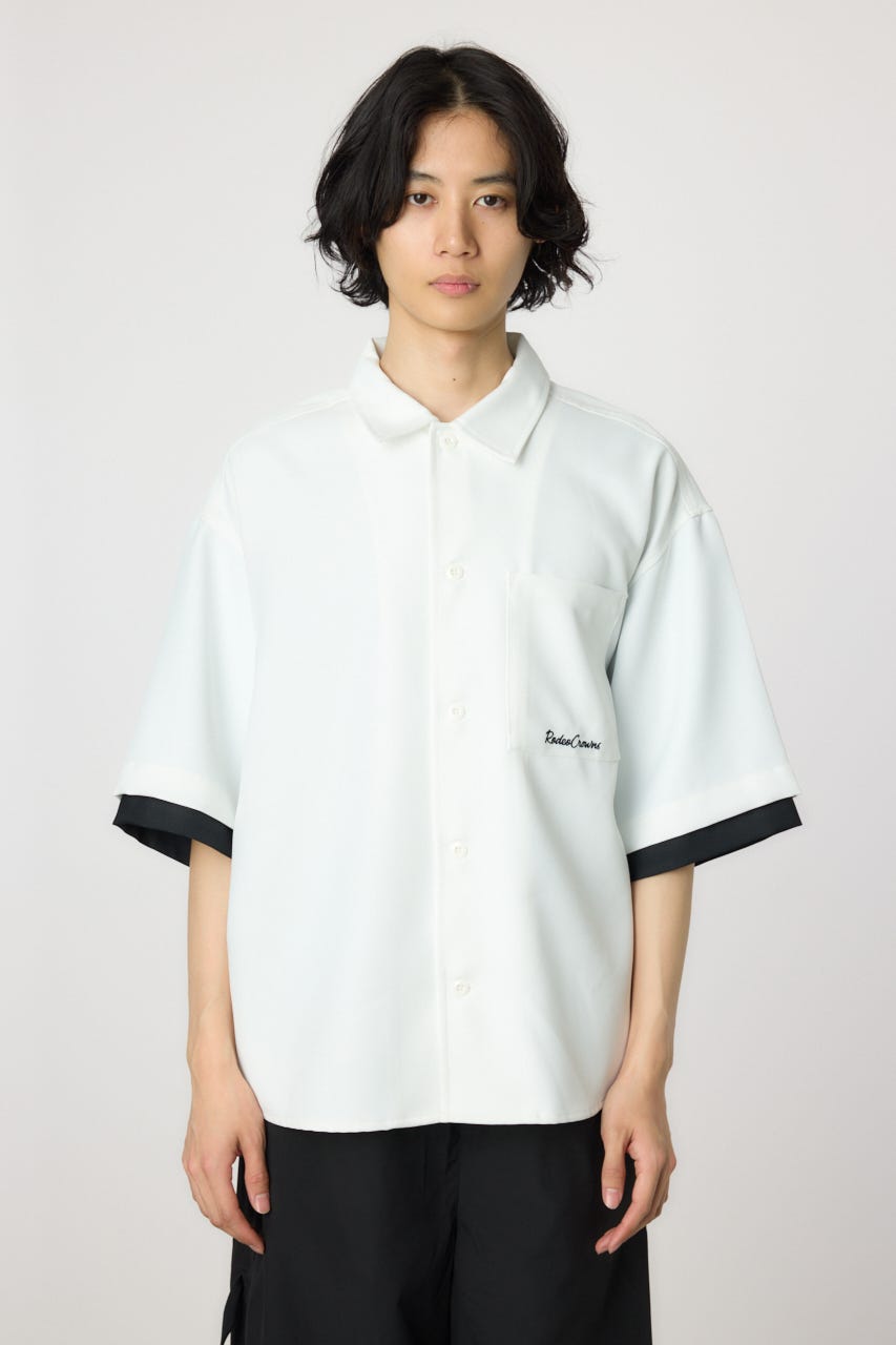 RODEO CROWNS WIDE BOWL | レイヤードデイジーシャツ (シャツ