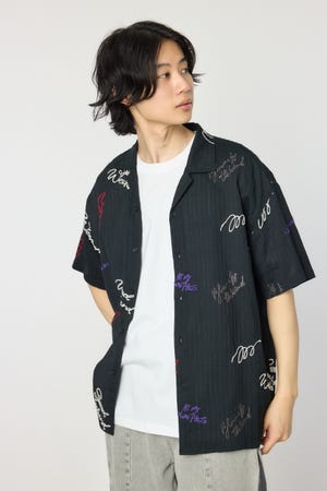 エンブロイダリーレタードシャツ