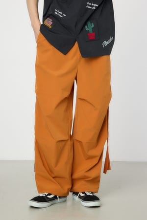 ★RONRON★★新作★ドローイングステッチパラシュートパンツ RODEO CROWNS WIDE BOWL | パラシュートパンツ (パンツ ) |SHEL