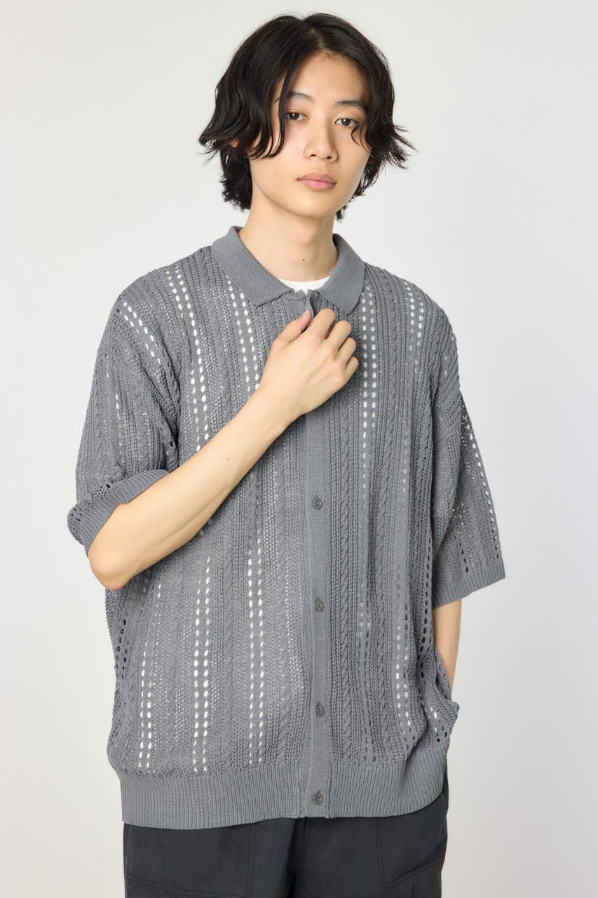 RODEO CROWNS WIDE BOWL | ニットシャツアンサンブル (シャツ