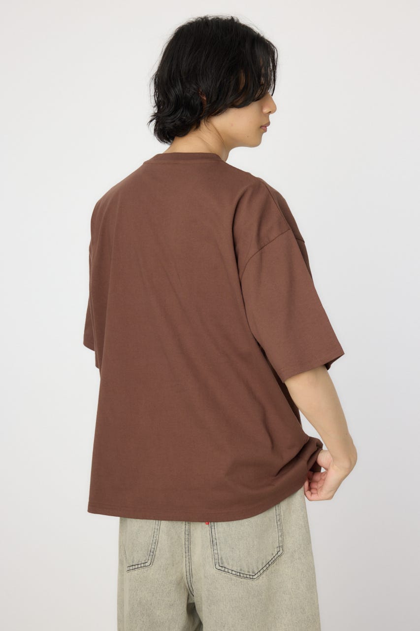 RODEO CROWNS WIDE BOWL | アップリケカレッジロゴTシャツ (T